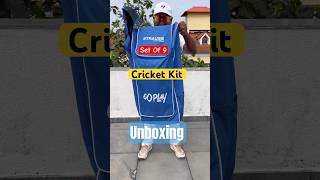 STRAUSS Cricket Kit Unboxing  Full Size  Right Handed Complete Set Of 9 leathercricketbat [upl. by Ellatsirhc]