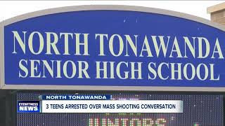 Three North Tonawanda students charged with making terroristic threat [upl. by Eiznekam]