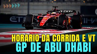 F1 2023  GP DE ABU DHABI  HORÁRIO DA CORRIDA E REPRISE NA TV BAND E BAND SPORTS [upl. by Ulrika]