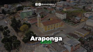 Araponga  Minas Gerais  Centro da Cidade  DRONE FULL HD [upl. by Uzzial]