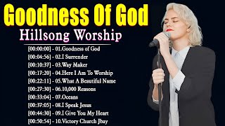 Non Stop Worship Songs  The Best Peaceful Christian Worship Songs With Lyrics  Hillsong Playlist [upl. by Epner]