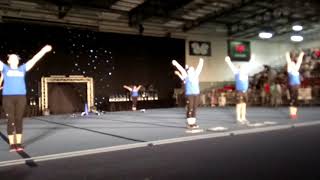 UKCA Spring Championships 2018 Gloucester Wildcats Masters routine [upl. by Ardyaf]