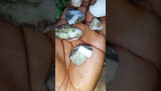 SPECIMENS OF WHITE MILKY QUARTZCHALCEDONY QUARTZ WITH SERPENTINE QUARTZ WITH PERIDOTITE etc [upl. by Ramel927]