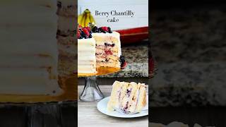 Decorating Berry Chantilly Cake [upl. by Yhpos]