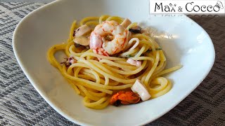 SPAGHETTI allo SCOGLIO Bianchi con Preparato Surgelato pronti in 30 MINUTI [upl. by Larrisa]