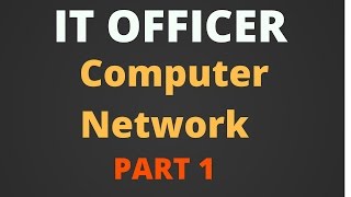 computer network part 1  it officer Hindi [upl. by Anitan128]