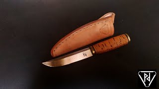 Knifemaking Traditional Finnish Puukko [upl. by Brander829]