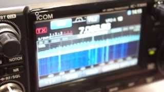 IC7300の実力！（ICOM） HAMFAIR2015特集その2（ハムフェア2015） [upl. by Othilia]