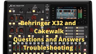 Behringer X32 Troubleshooting Questions and Answers [upl. by Alleon812]