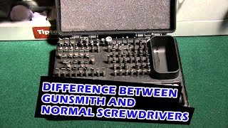 What is the Difference Between Gunsmith and Regular Screwdrivers [upl. by Yelra]