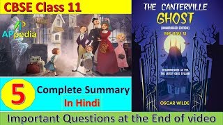 The Canterville Ghost  Chapter 5  Oscar Wilde  In Hindi [upl. by Htir]