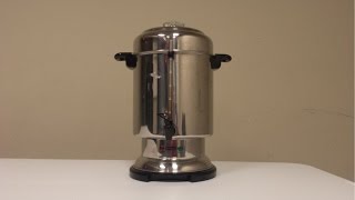 How to Make Coffee in a Large Percolator Large Coffee Pot Large Coffee Maker Urn [upl. by Leveroni]