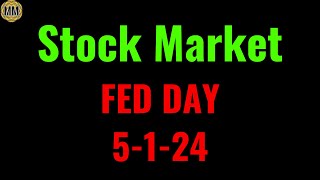 Stock Market FED day trade ideas and analysis of the stock market [upl. by Enyawud]