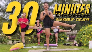 30 Minute  Tabata Workout Class w WarmUp  Cooldown [upl. by Ane261]