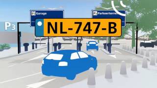 Schiphol P3 Parkeerterrein parkeren met je kenteken [upl. by Gunther253]