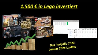 1500 € 2023 in Lego investiert I Wo stehen wir im Monat 1 nach End of Life der meisten Sets [upl. by Eilsil321]