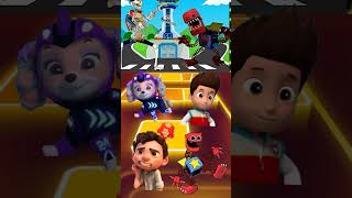 Ryder 🆚 Werwolf 🆚 Scary Chase 🆚 Scary Marshal PAW Patrol 🎶 Tiles Hop EDM Rush tileshop pawpatrol [upl. by Eulalee]