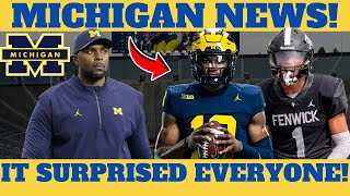 NOBODY EXPECTED THIS DECISION NOW MICHIGAN WOLVERINES NEWS [upl. by Ivan]