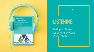 IELTS Listening Multiple Choice Questions Vishal Shah 14 09 2020 [upl. by Hgiellek]