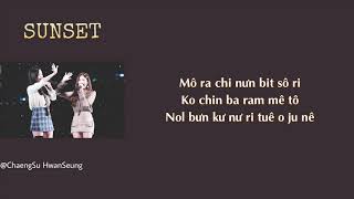 Phiên âm tiếng Việt Sunset  Davichi Crash Landing on You OST Part3 [upl. by Eledoya]