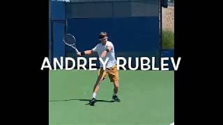 Andrey Rublev Practice [upl. by Yeniar]