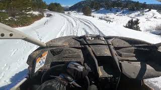 Top Speed ​​in Snow  Canam Maverick X3 Turbo RR 200HP [upl. by Enomes95]