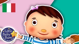 Giro Giro Tondo  Canzoni per Bambini  Cartoni Animati  Little Baby Bum Italia [upl. by Enelyw]