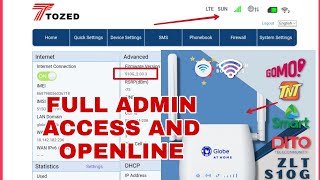 Globe ZLTS10G Debrand  Openline amp Fully Admin Access 2033 [upl. by Inan]