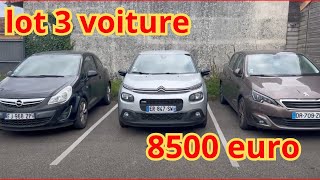 lot 3 voiture c3 avec une 308 et opel corsa top affaire [upl. by Lisa]