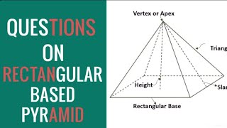 RECTANGULAR BASE PYRAMID 📚 [upl. by Eilyak2]