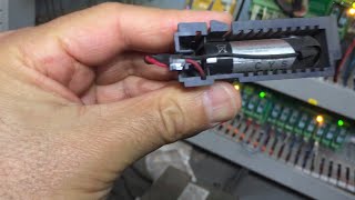 Mitsubishi Cnc Unit  Battery Replace On Driver  M70s  M80s [upl. by Bohi557]