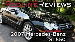 2007 MercedesBenz SL550 Review Walkaround Exhaust amp Test Drive [upl. by Arenat281]