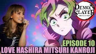 MY IDOL 💚💗💚💗 Demon Slayer Season 3 Episode 10 Reaction 3x10 Love Hashira Mitsuri Kanroji [upl. by Olbap831]