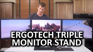 Ergotech Triple 27quot Modular Monitor Stand [upl. by Llerrit]