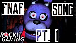 Five Nights At Freddys Song Pt 1 quotTeddy Bear Nightmarequot Rockit Gaming ft Vinny Noose [upl. by Amadas]