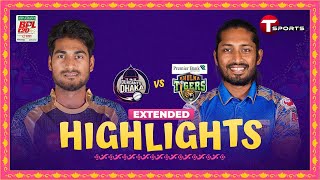 Extended Highlights  Durdanto Dhaka vs Khulna Tigers  BPL 2024  Match 14  T Sports [upl. by Leilah]