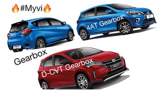 Myvi 2020 4AT transimision vs Myvi 2022 DCVT 🔥perbezaan ketara🔥peroduamyvi baru [upl. by Yevi586]