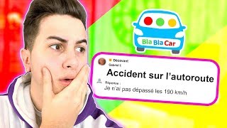 LES EXPÉRIENCES SUR BLABLACAR [upl. by Meek]