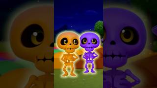 🎃 Colorful Spooky Skeleton Pop It Chumbala ver Hogi Halloween shorts [upl. by Aisa]