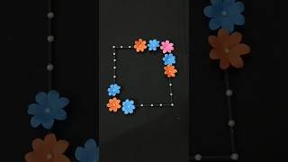 Easy Paper flower wall hanging🥰😘 shorts youtubeshorts shortsfeed viral shorts [upl. by Anirpas]