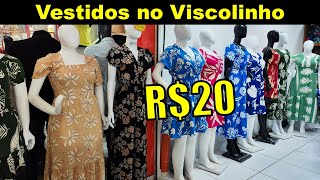 VESTIDOS NO VISCOLINHO MUITO BARATO DIRETO DE FÁBRICA EM SANTA CRUZ DO CAPIBARIBE [upl. by Ardni]