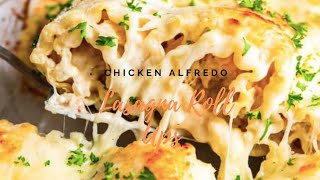 VLOGMAS  COOKING WITH SHELETA NICOLE  QUICK AND EASY CHICKEN ALFREDO LASAGNA ROLL UPS 😋 [upl. by Sapowith]