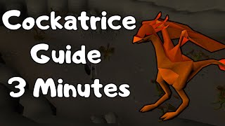 2021 Cockatrice Slayer Guide OSRS QUICK GUIDE [upl. by Esilrac]