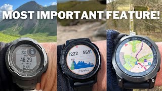 The most IMPORTANT feature of a GPS watch Garmin watches compared [upl. by Abie128]