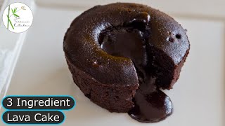 ONLY 3 Ingredients Choco Lava Cake  The Terrace Kitchen [upl. by Eelnyl]