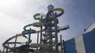 Keansburg Runaway Rapids Waterpark Walk Lap Easter 2024 [upl. by Odey241]