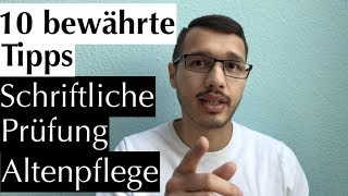 Schriftliche Prüfung Altenpflege 10 bewährte Tipps [upl. by Witcher]