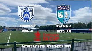 FANTASTIC SECOND HALF  Tonbridge Angels 21 Walton amp Hersham 28092024 [upl. by Sahpec]