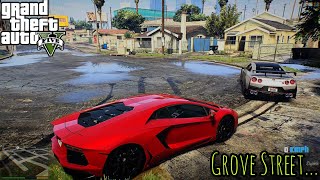 GTA 5 Grove Street  CJs Old House SPOILER ALERT [upl. by Krystalle]