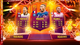 HEADLINERS IS HERE CRAZY NEW PROMO CARDS  FIFA 22 ULTIMATE TEAM [upl. by Ewold419]